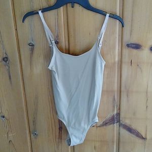 Nude underlay leotard
